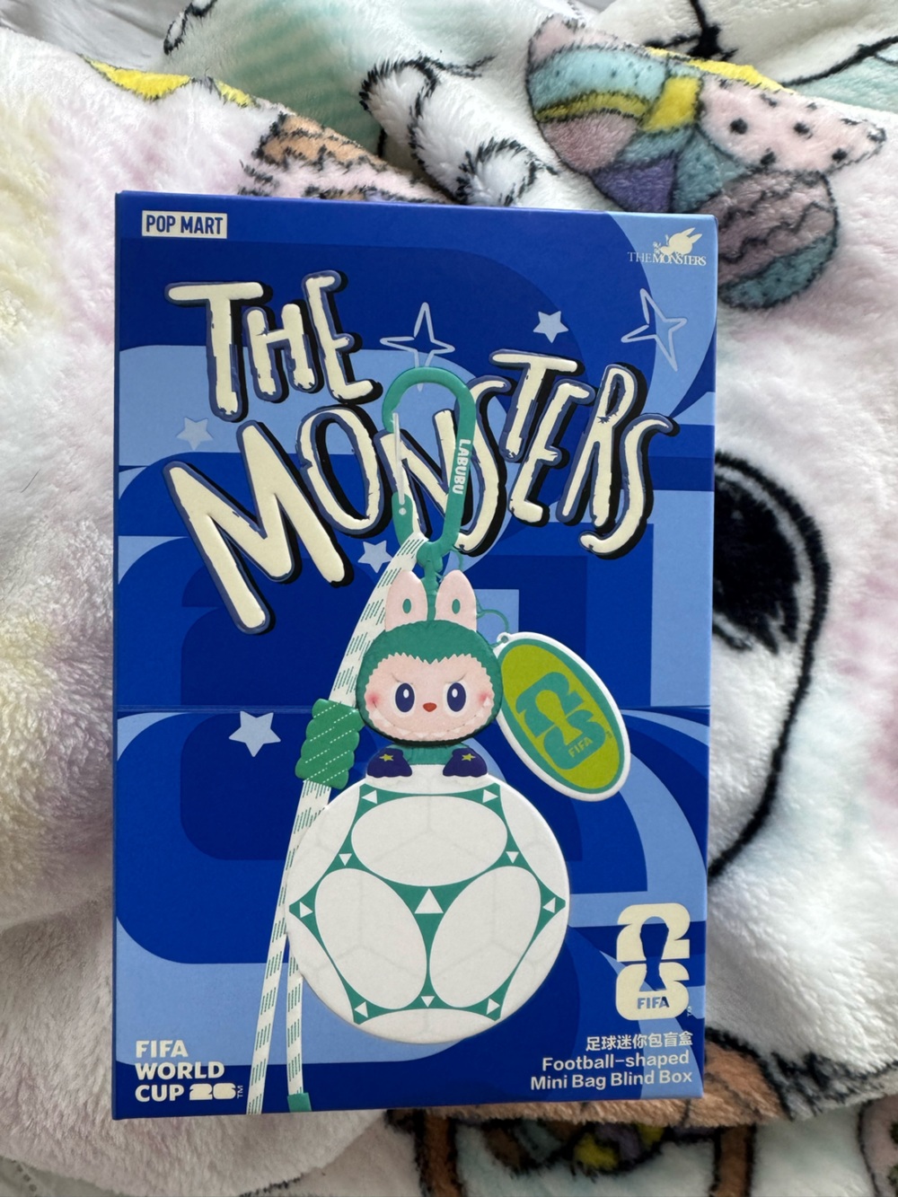 Pop Mart The Monsters FIFA Football-Shaped Mini Bag Keychain
